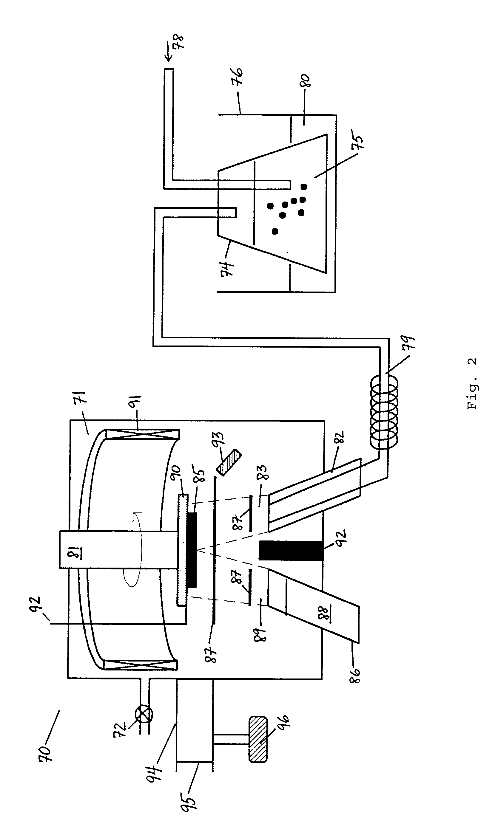 Low pressure vapor phase deposition of organic thin films