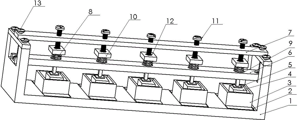 Semiconductor laser multi-chip sintering clamp and sintering method