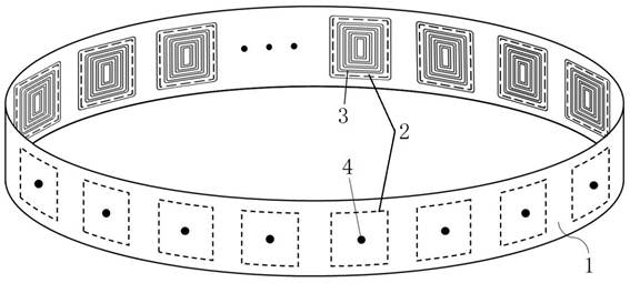 Electrode sheet and electrode belt with quasi-periodic concave-convex liquid-holding structure