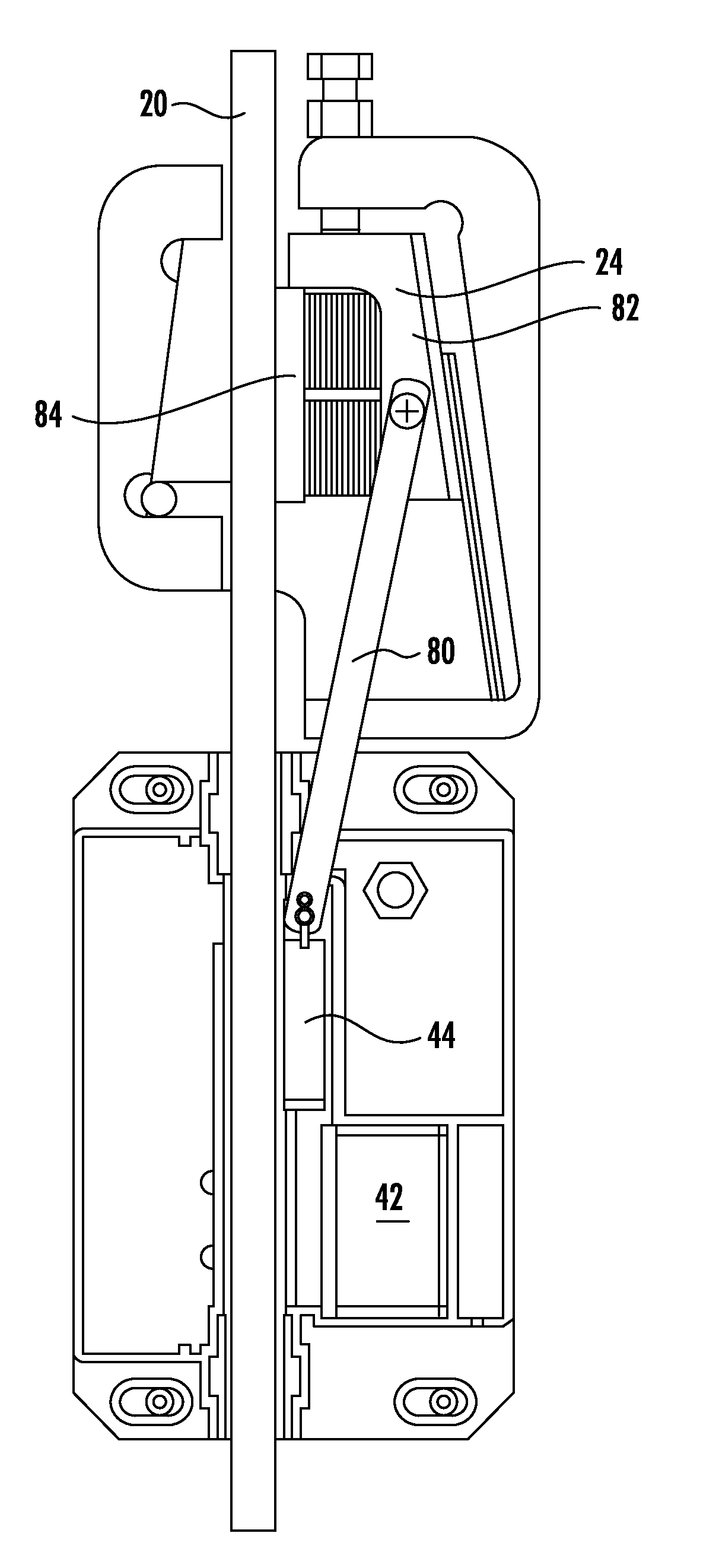 Electronic safety actuator