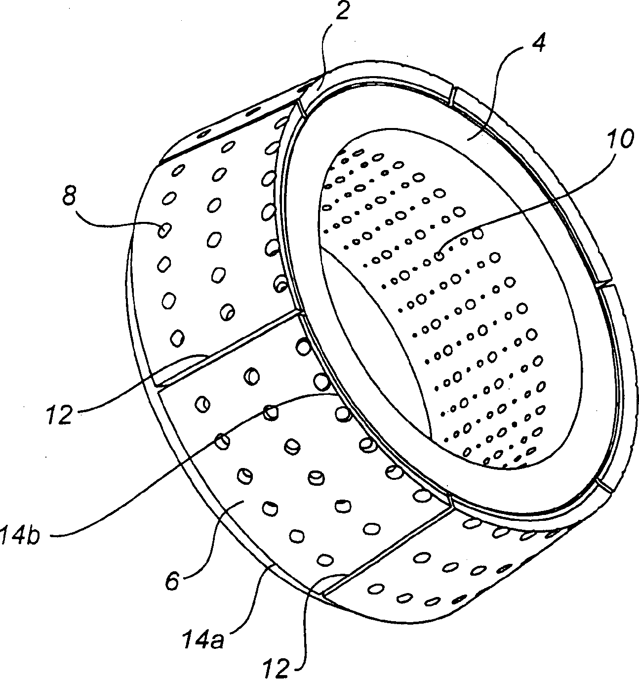 Apparatus and method for focusing a radiotherapy field, where slidable plates on the collimator ring controls the collimator