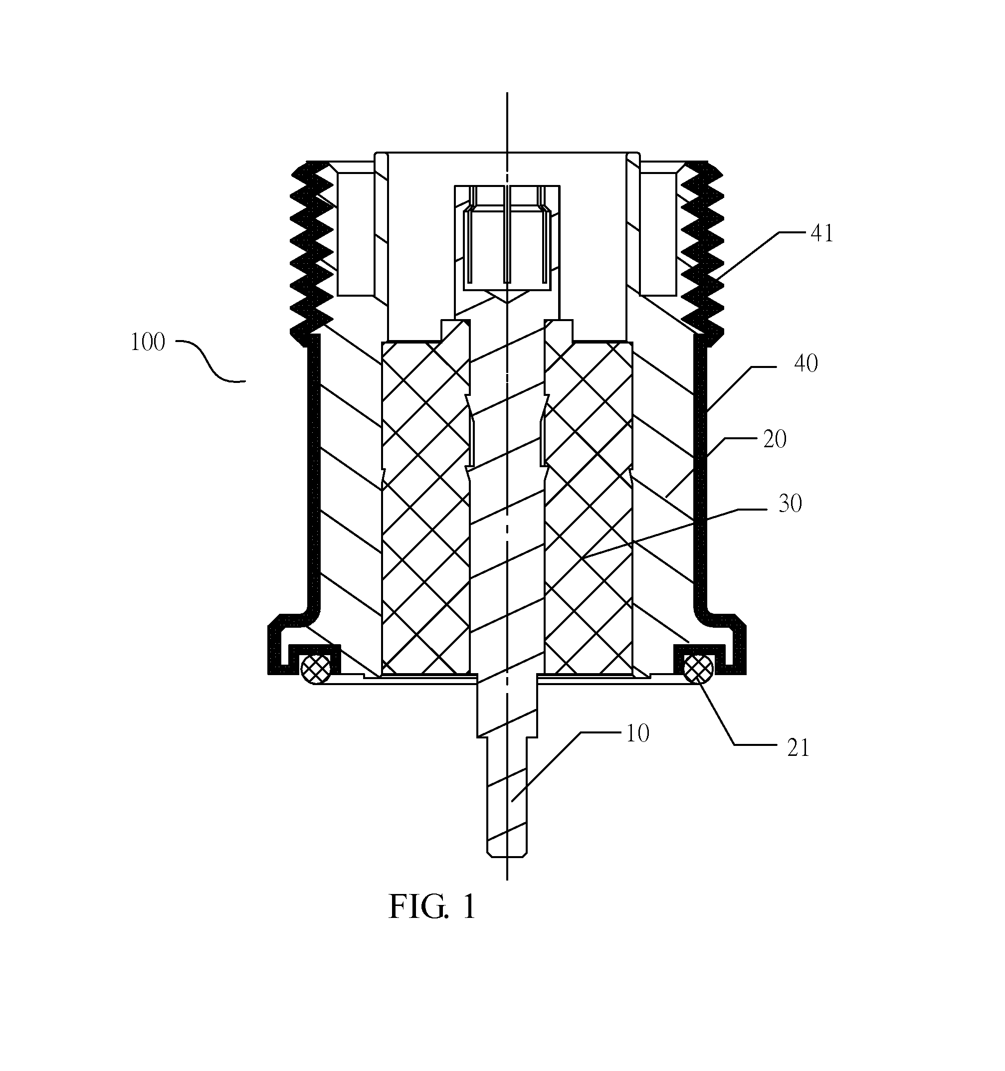 Cavity filter, connector and manufacturing processes thereof
