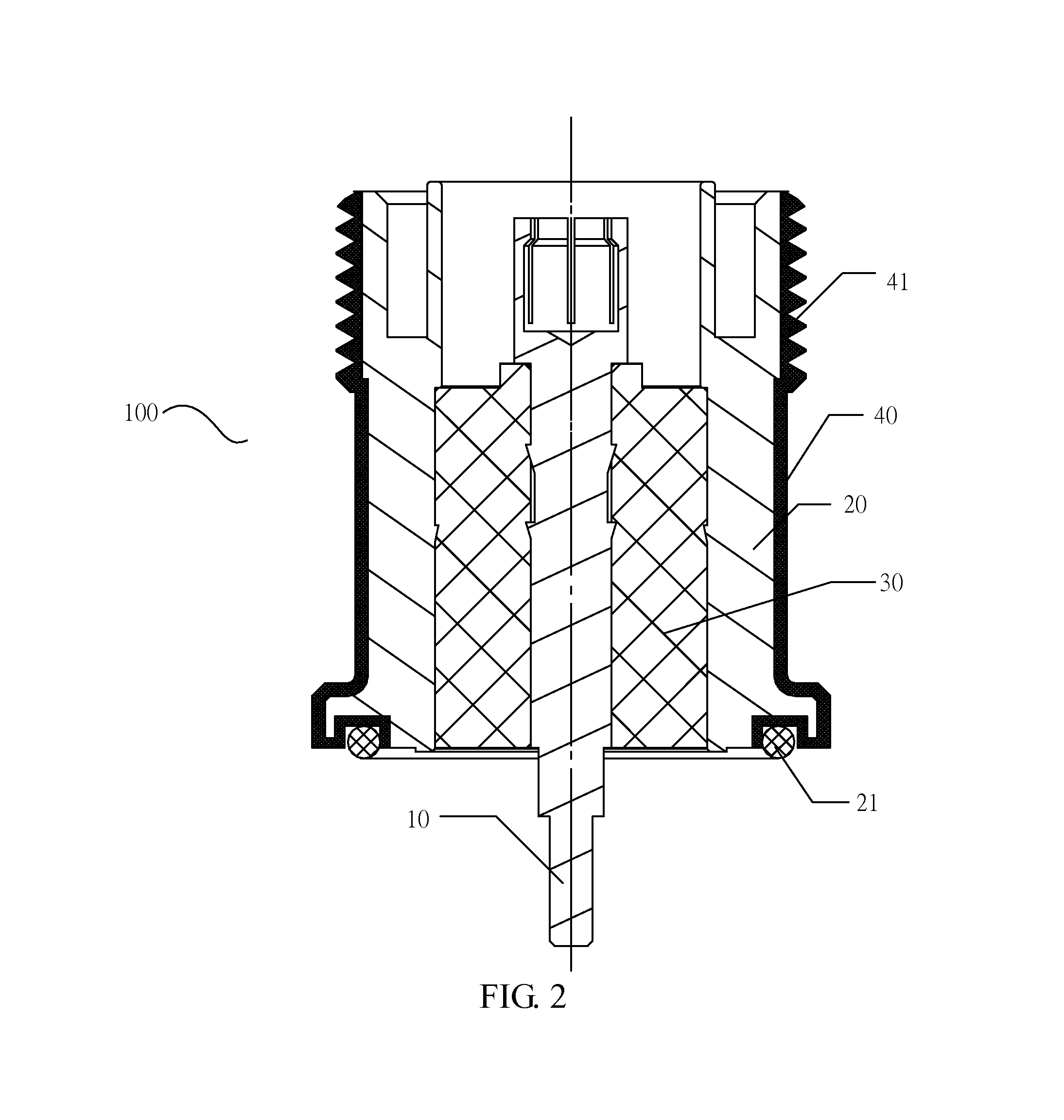 Cavity filter, connector and manufacturing processes thereof