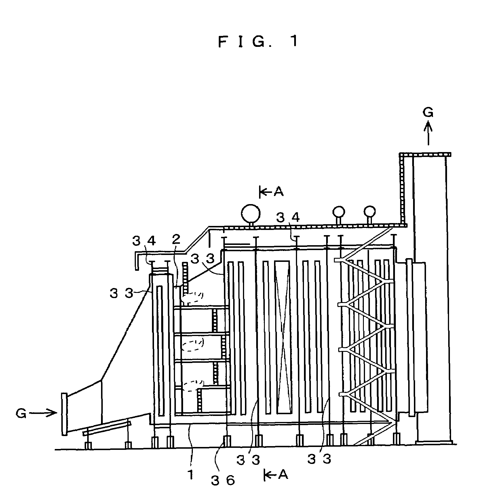 Heat transfer tube panel module and method of constructing exhaust heat recovery boiler using the module