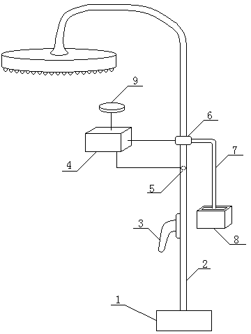 Water-heater water saving system