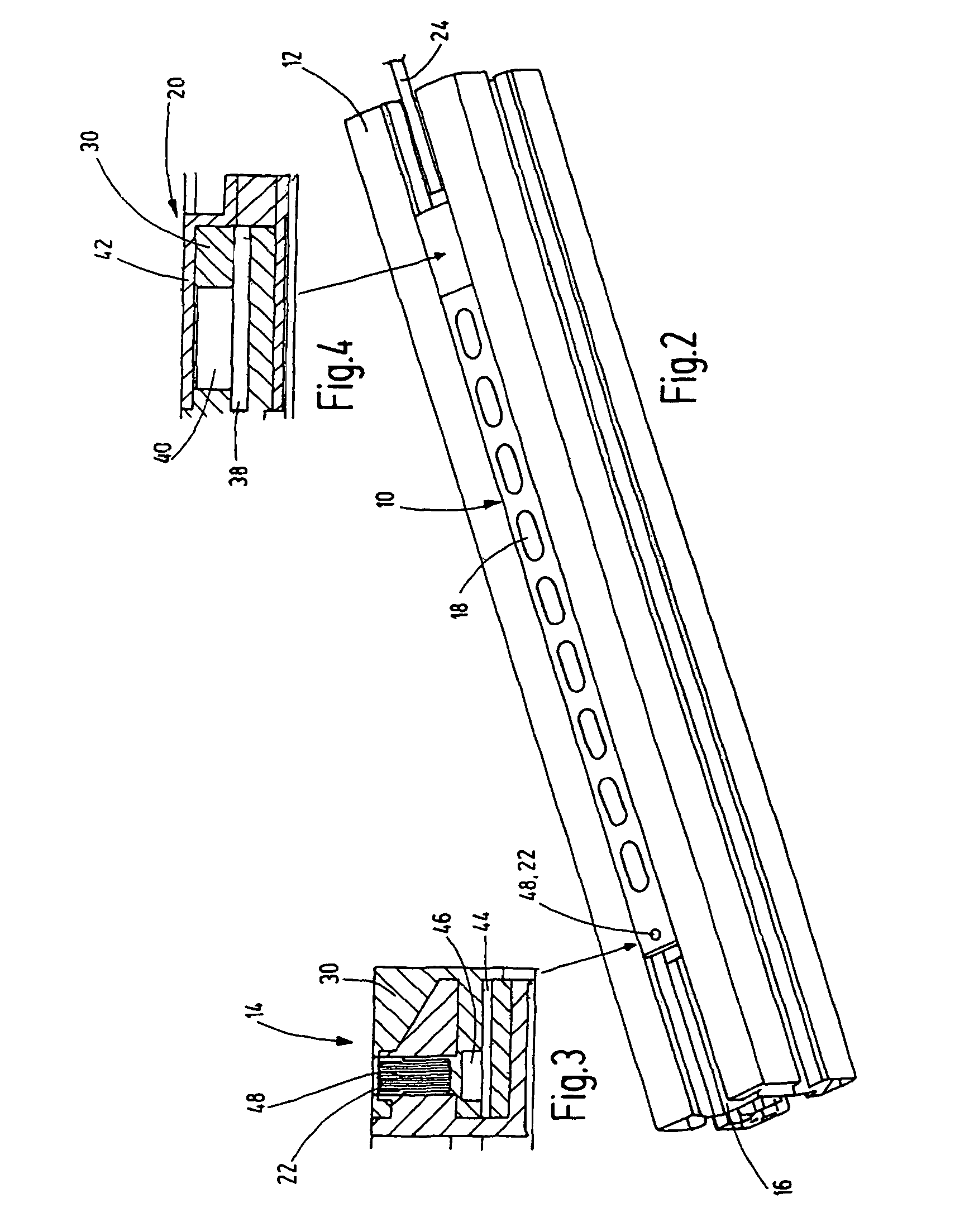 Device for monitoring the state of a system