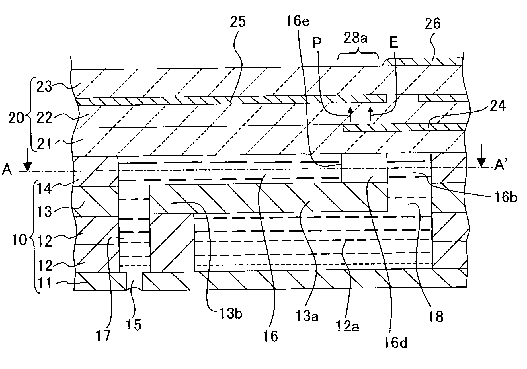 Droplet-jetting device with pressure chamber expandable by elongation of pressure-generating section