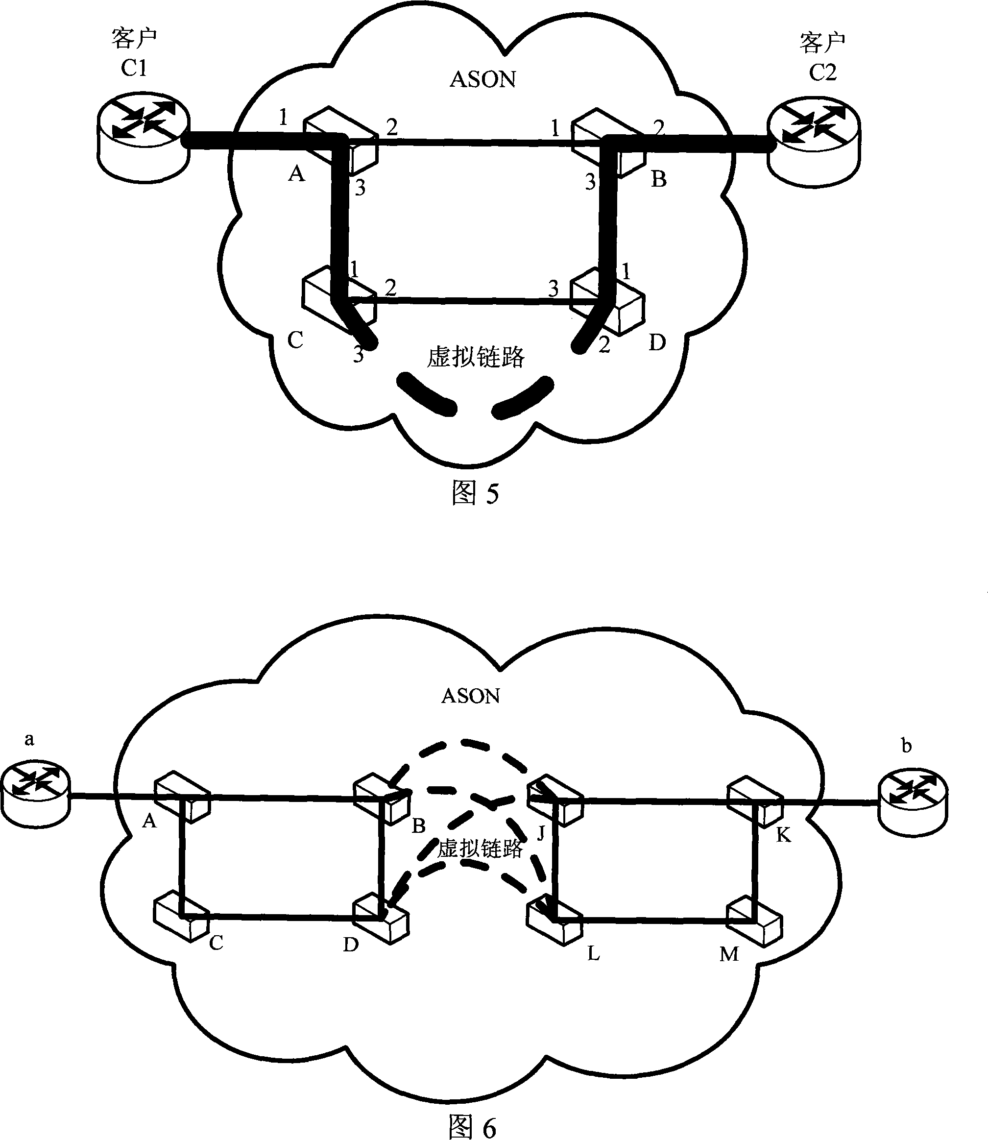 Automatic exchange optical network and traditional network interconnecting method