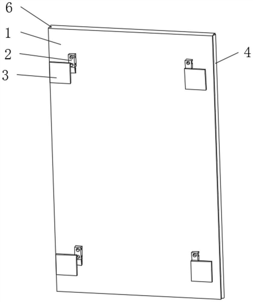 Multifunctional wall board hardware mounting structure