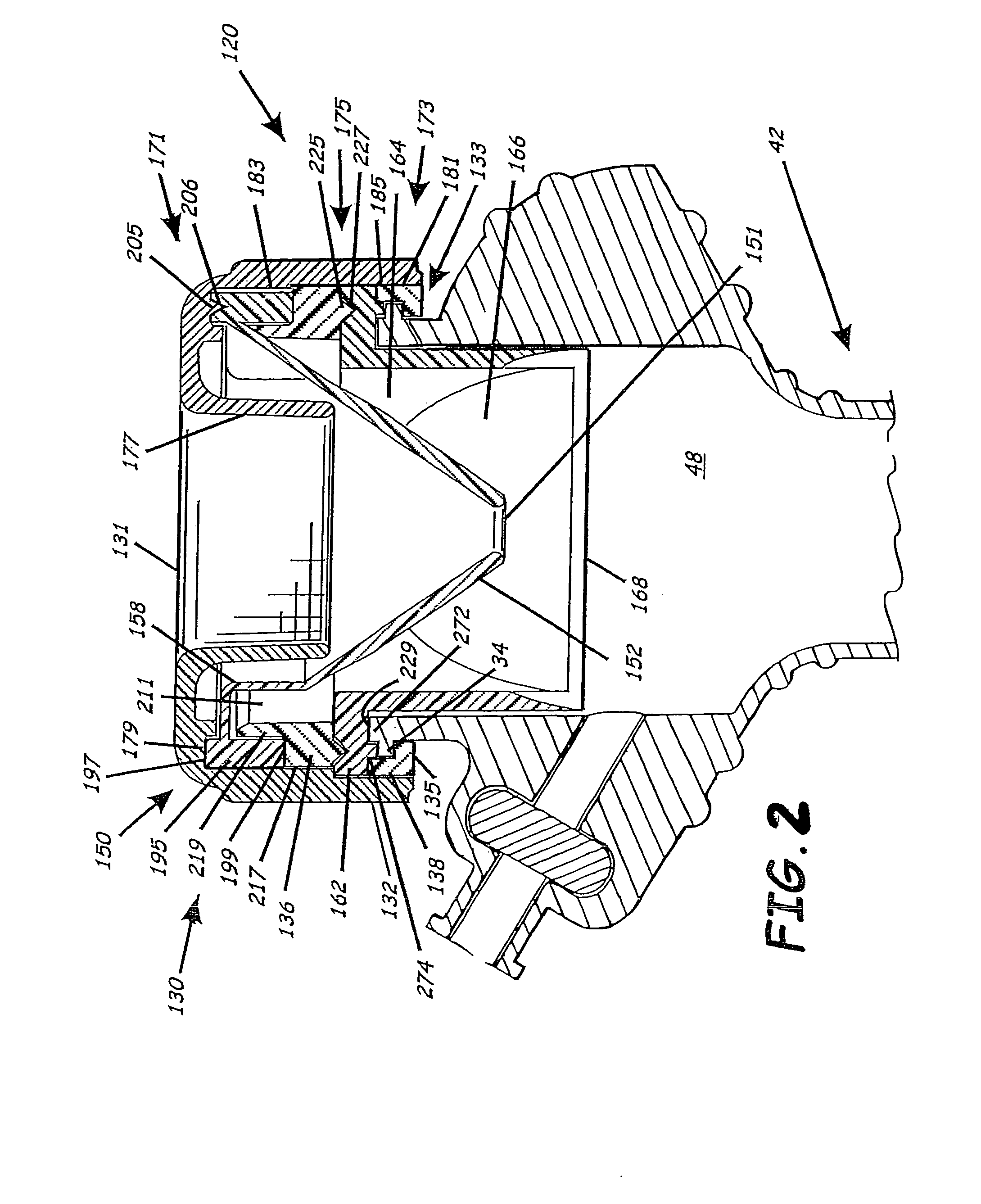 Trocar and cannula assembly having variable opening sealing gland and related methods