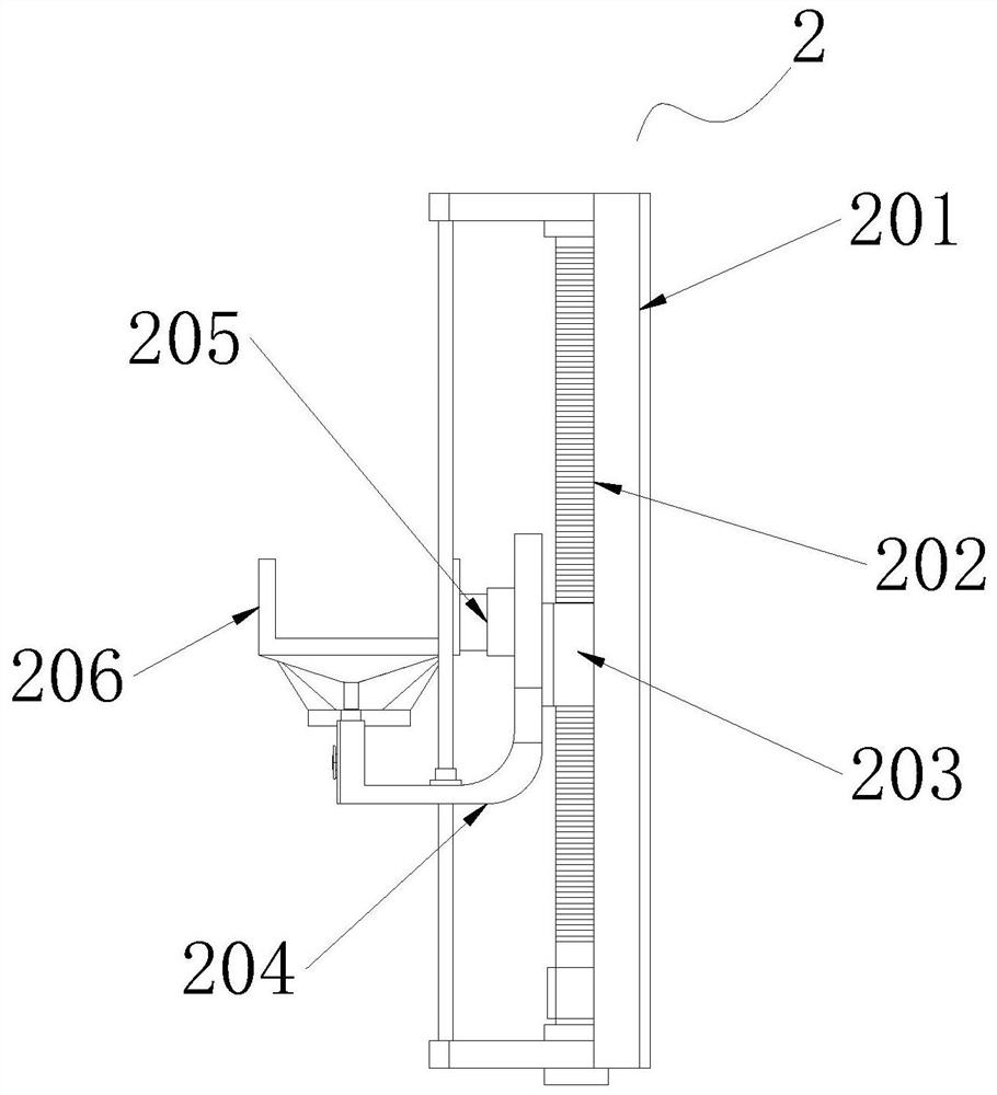 Dressing changing and cleaning device for nursing