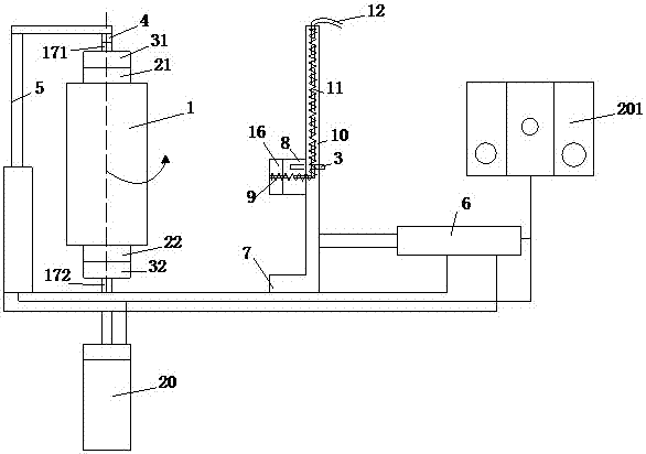 Water-saving type automatic adjusted rock or concrete cylindrical sample manufacturing device