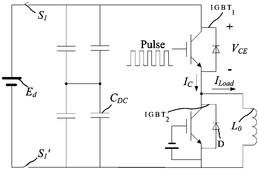Device and method for suppressing instantaneous surge of igbt switch in pwm converter system