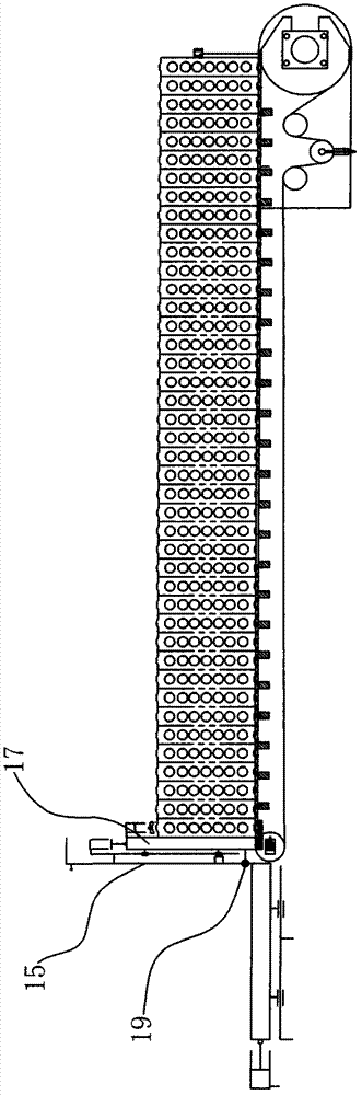 Flow line production method and device for construction partition wall board