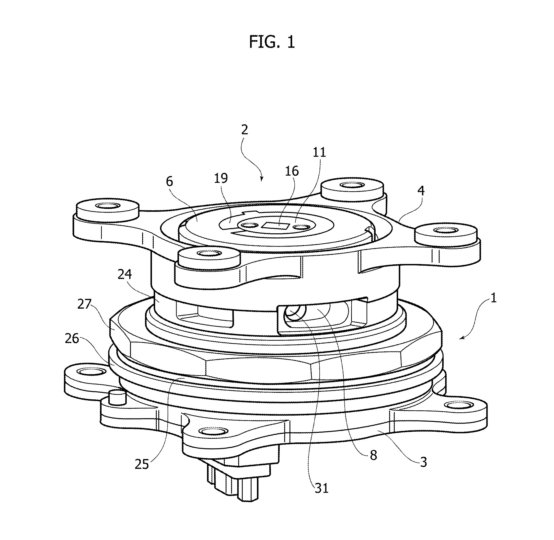 Device for holding and deploying apparatus for use in space