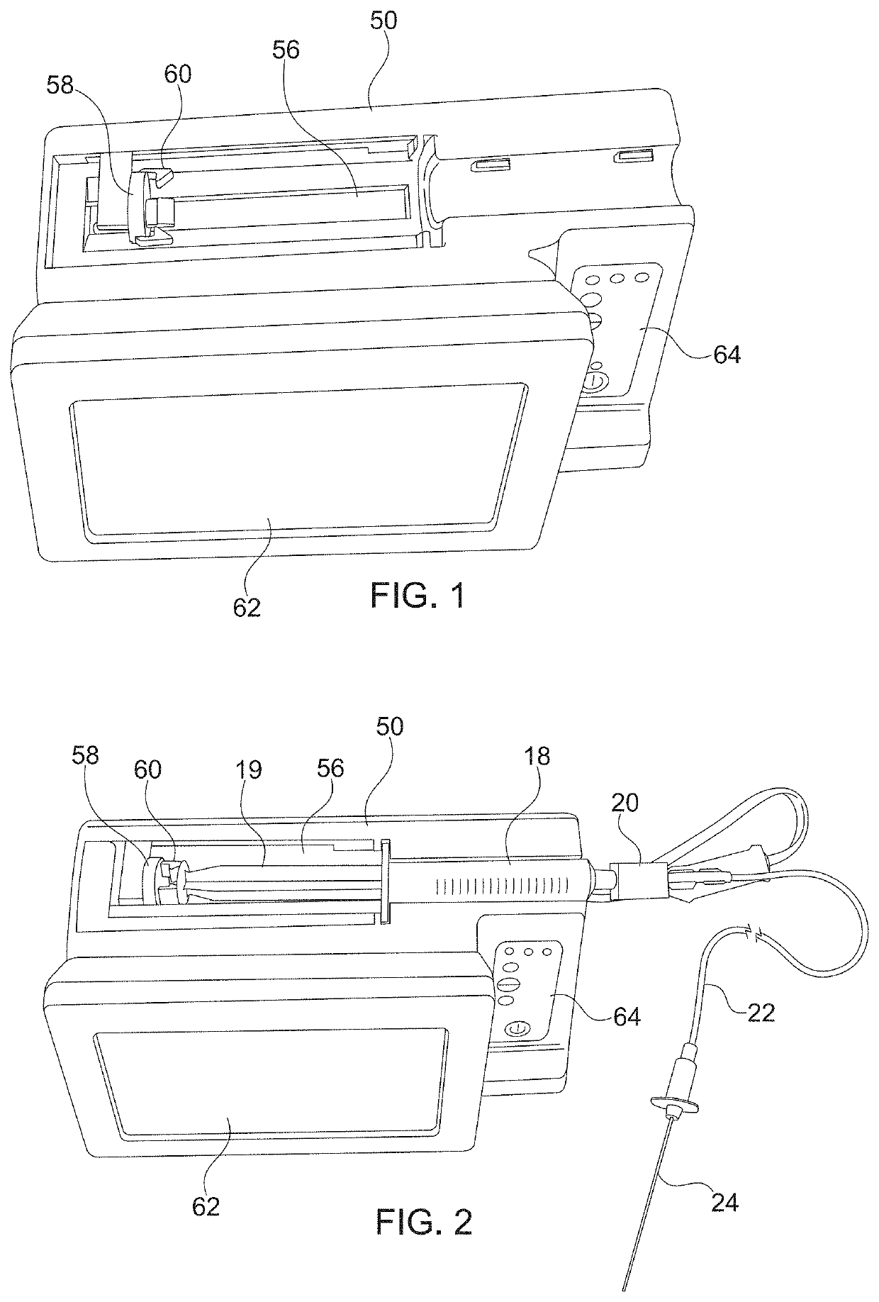 Device and method for identification of a target region