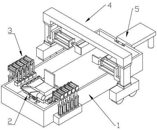 Linear transportation device for mechanical parts