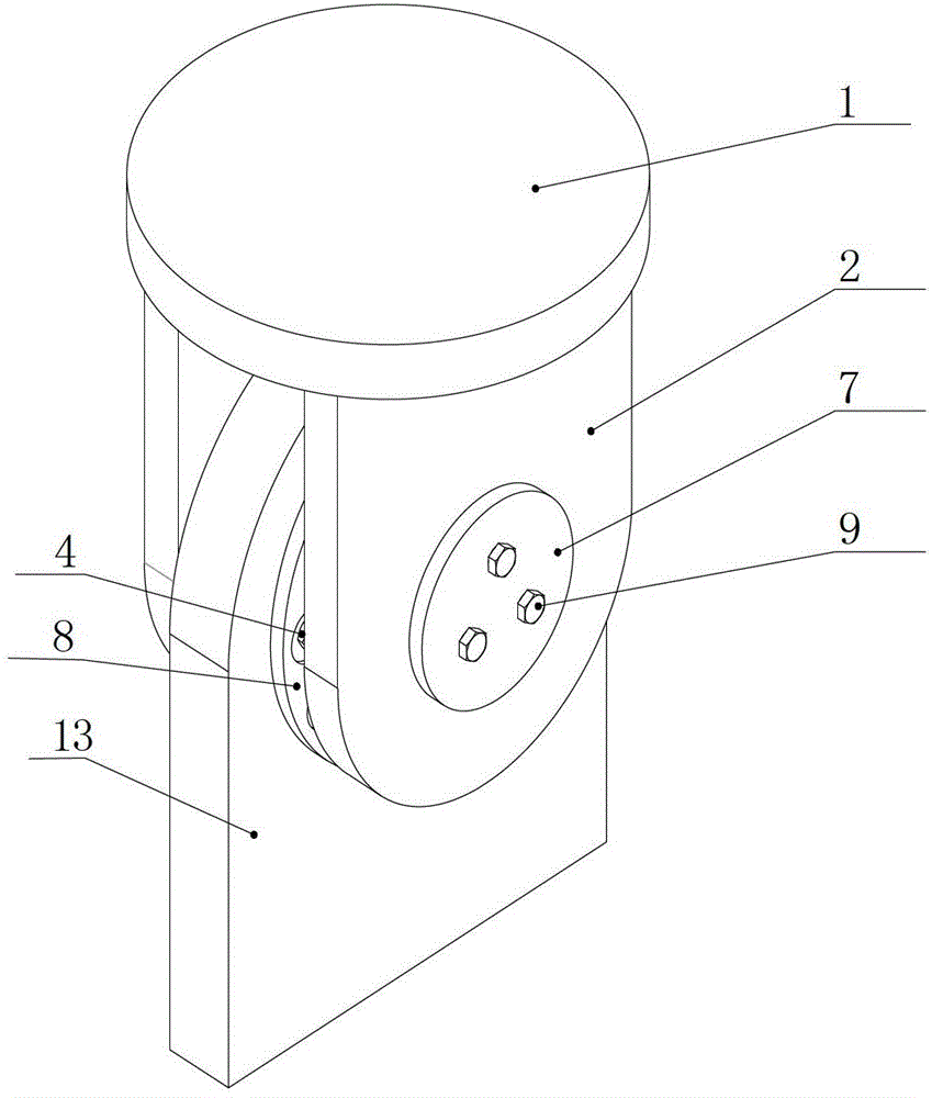 Hinge joint assembly of sealed centripetal oscillating bearing steel structure