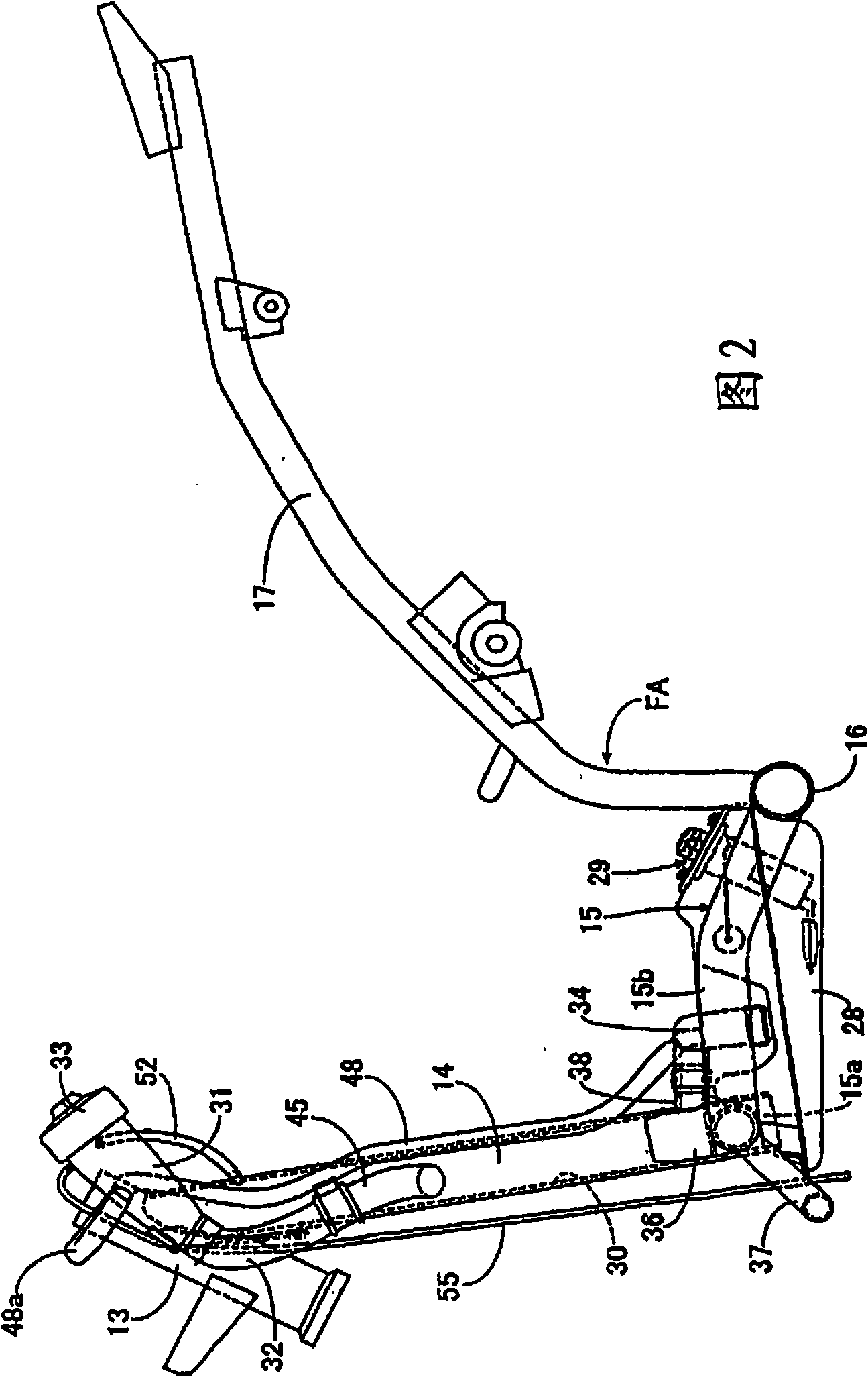 Fuel supply structure for small-type vehicle