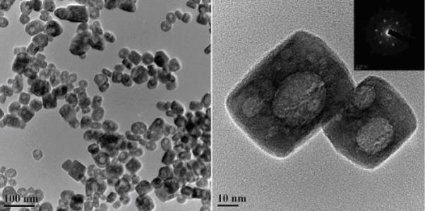 Method for preparing rare earth doped lanthanum fluoride luminous hollow nano powder by using multi-element solvothermal method
