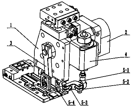 Bead embroidery device for embroidery machine