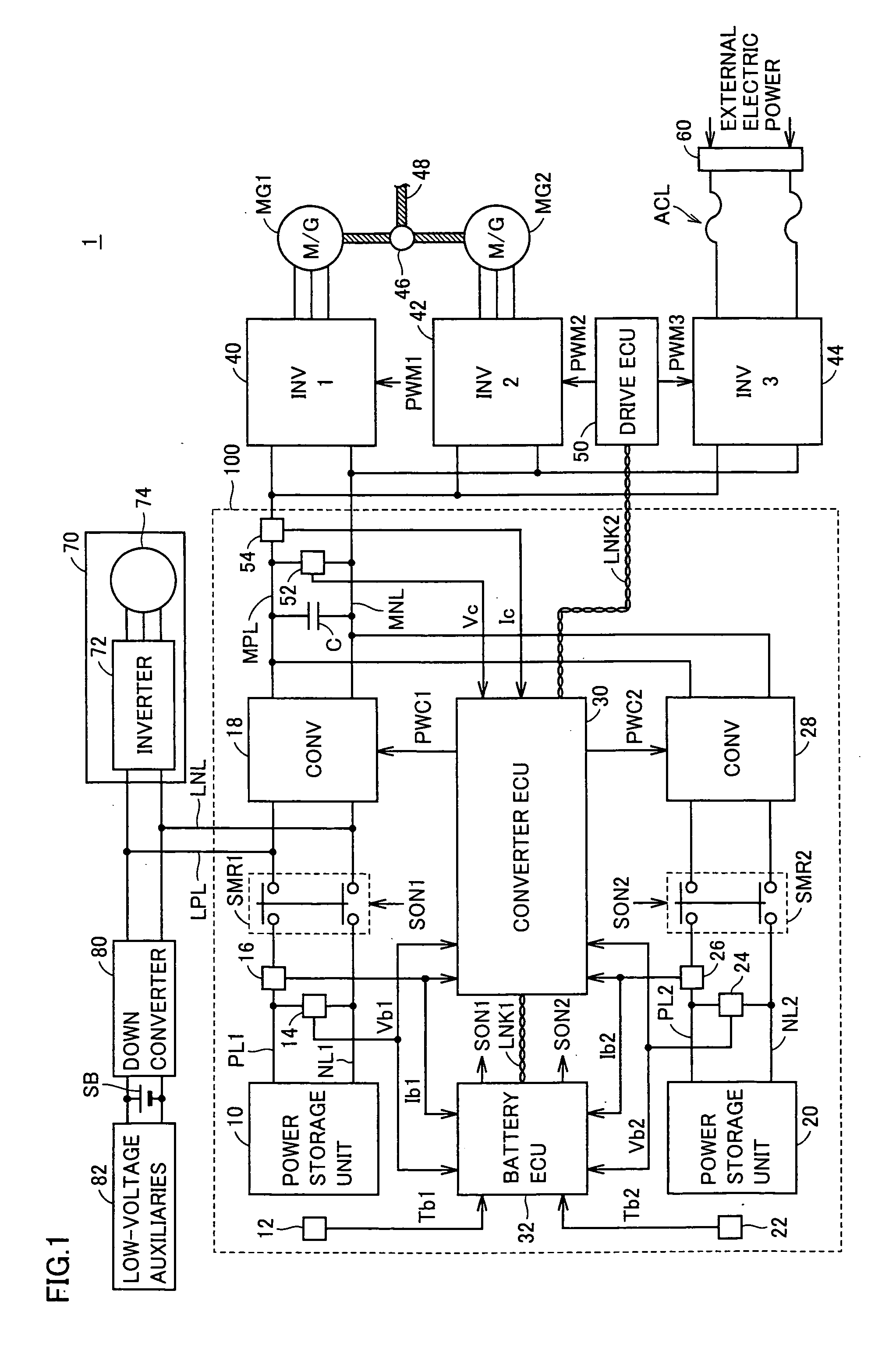 Power supply system and vehicle including the same, and method of controlling the same