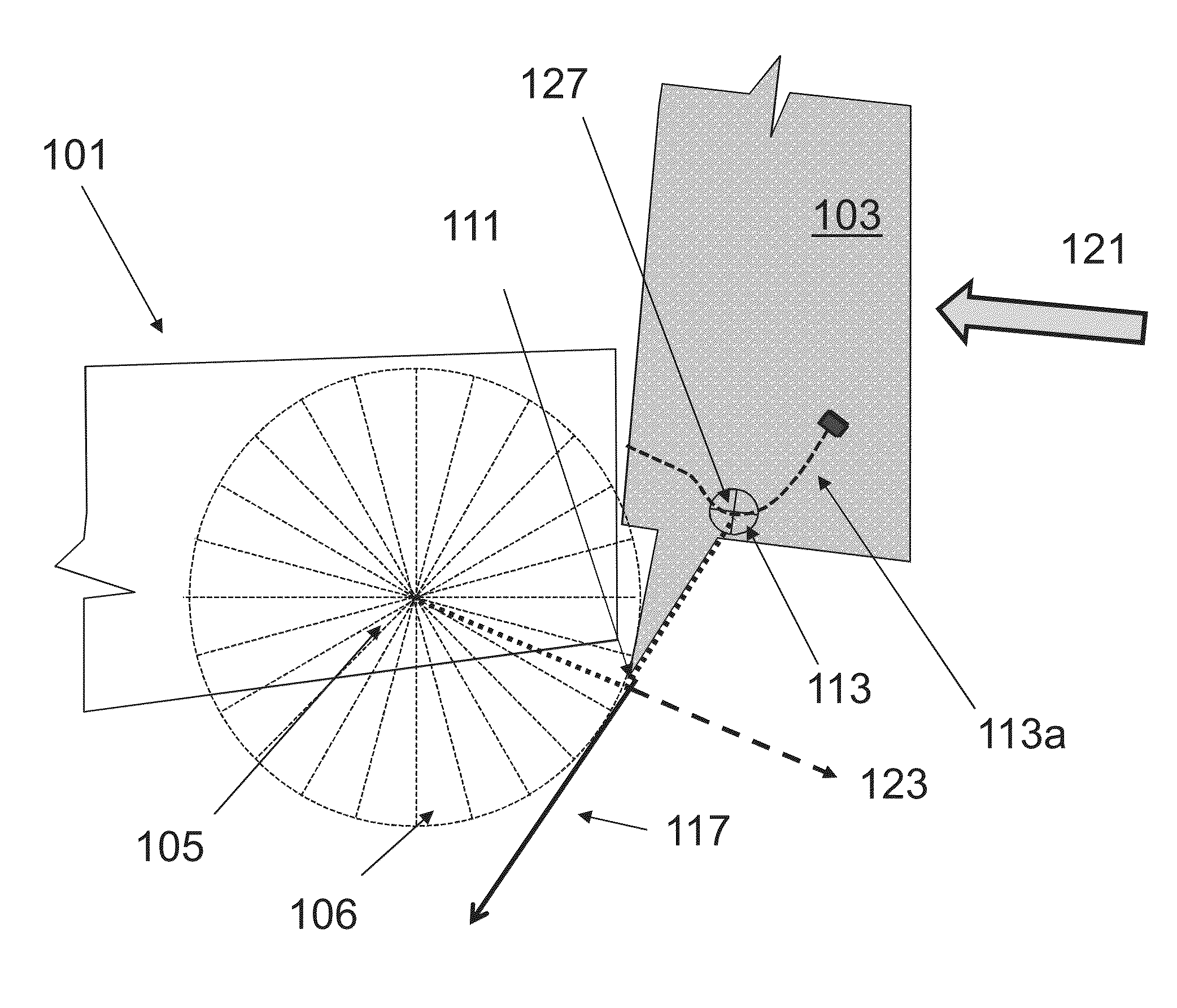 Arrangement for effecting movement of a wing tip device between a flight configuration and a ground configuration