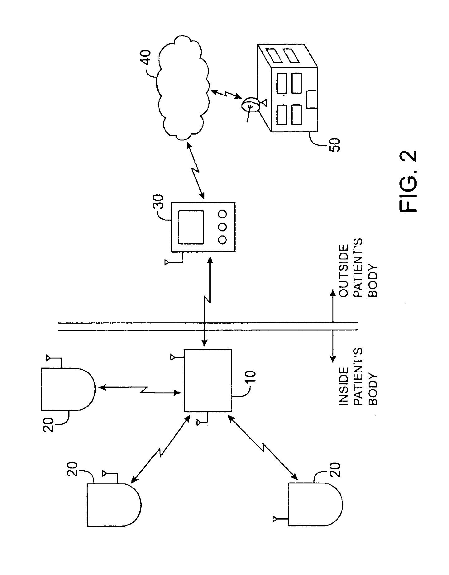Method and apparatus for monitoring and communicating with an implanted medical device