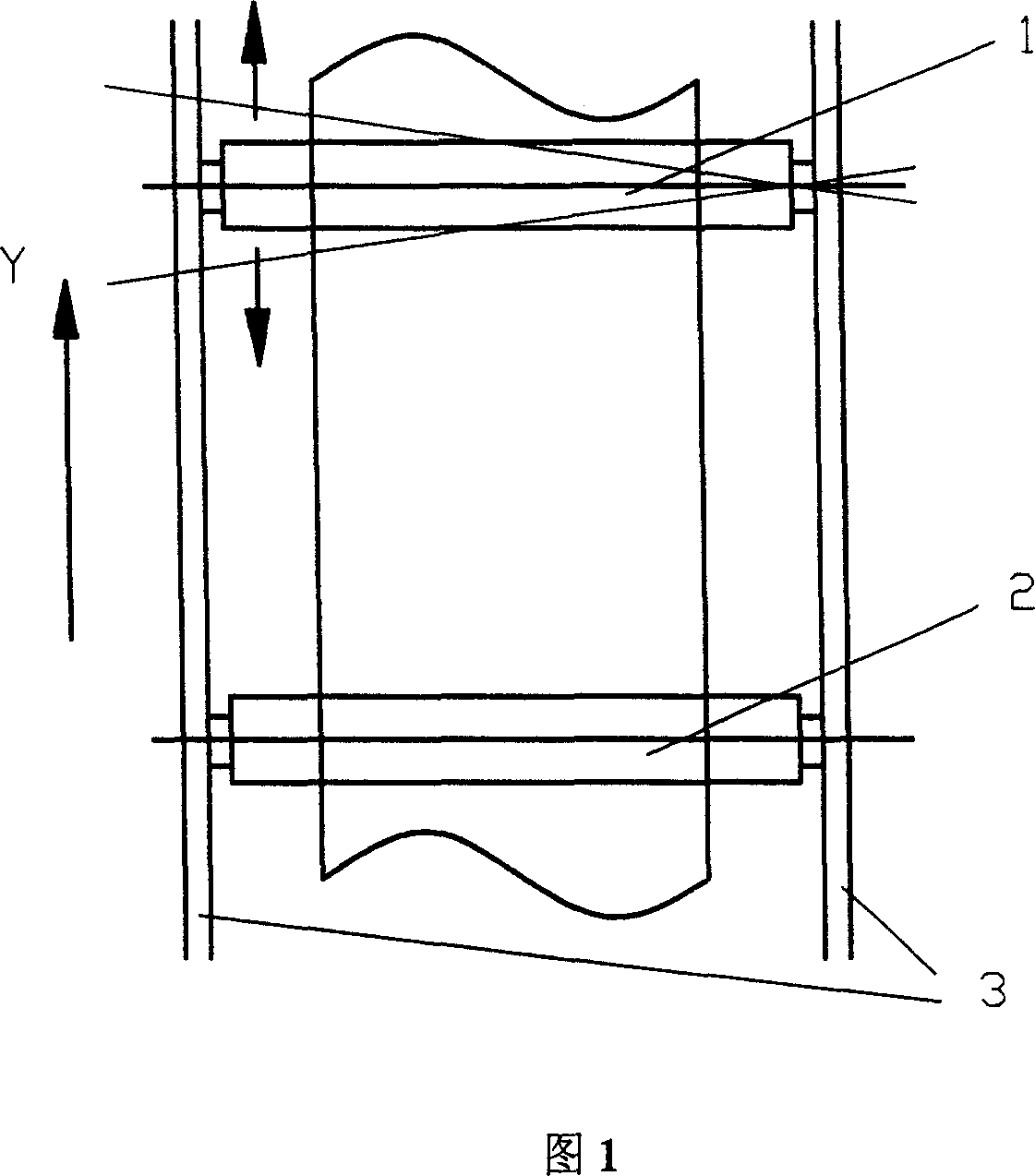 Apparatus for correcting feeding pape of aseptic beverage filling machine