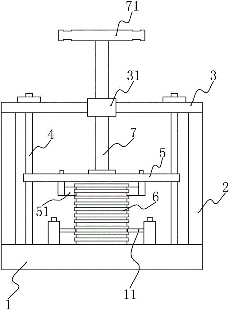 Fixing device for valve spring tests