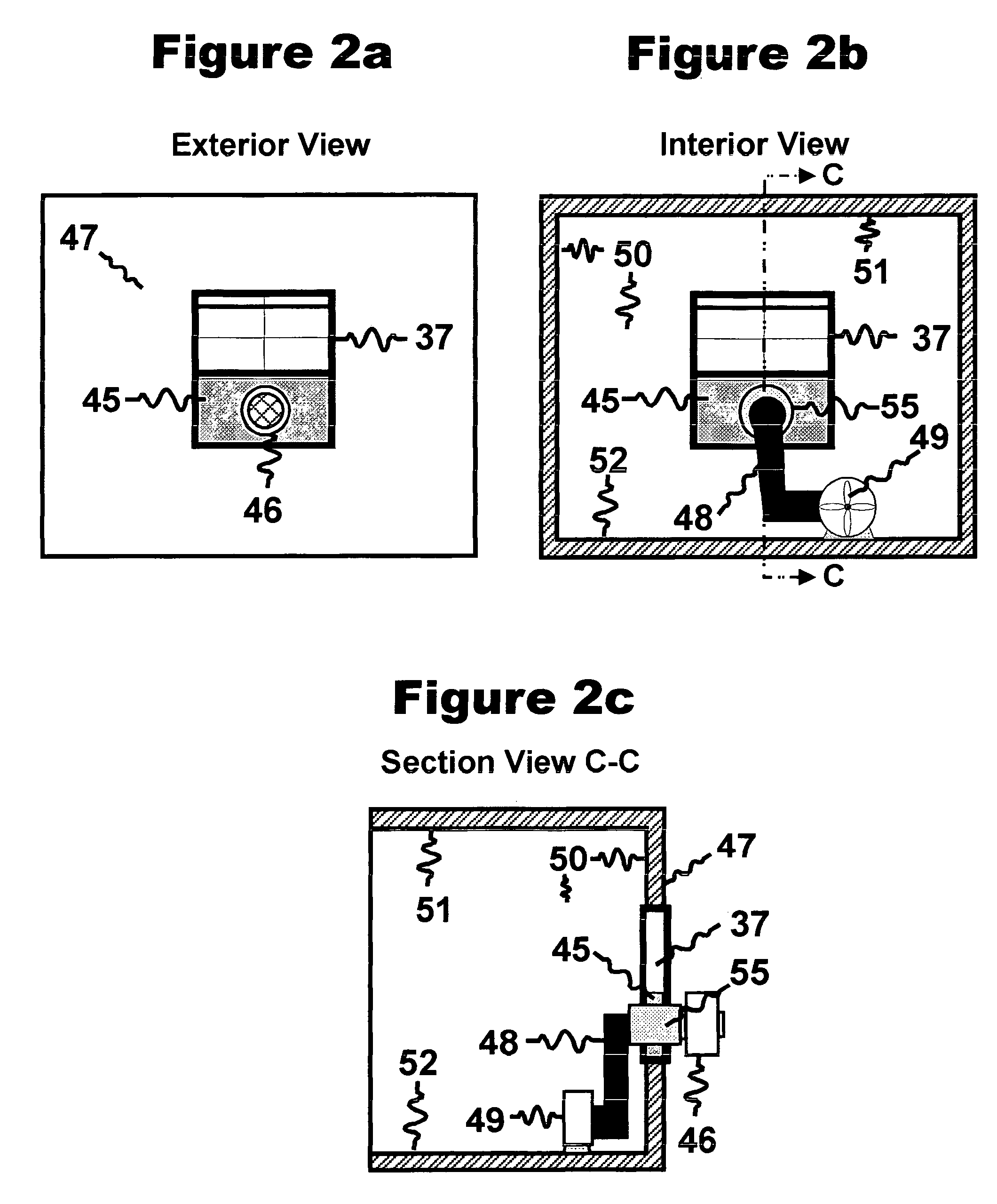 Portable device with interchangeable air cleaning modules for cleaning the air outside of an existing enclosed space and delivering the cleaned air into the existing enclosed space