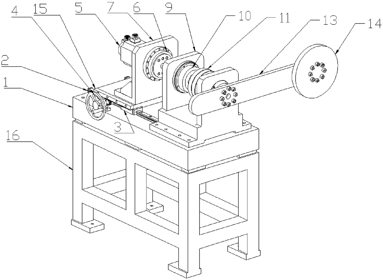 Device for testing whole life cycle precision degeneration of RV reducer