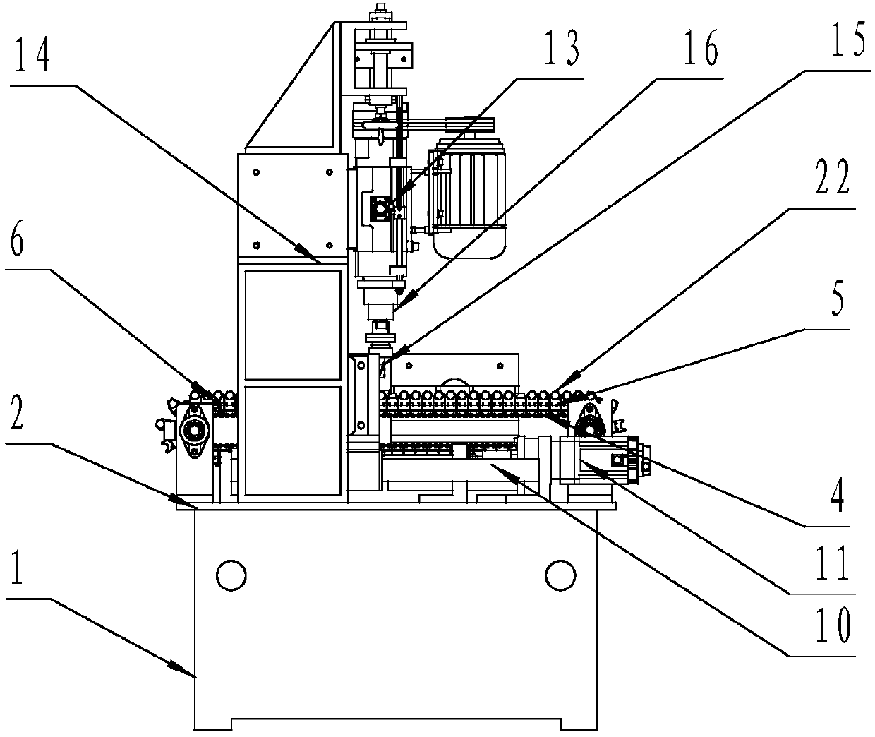 Special milling machine for square riser