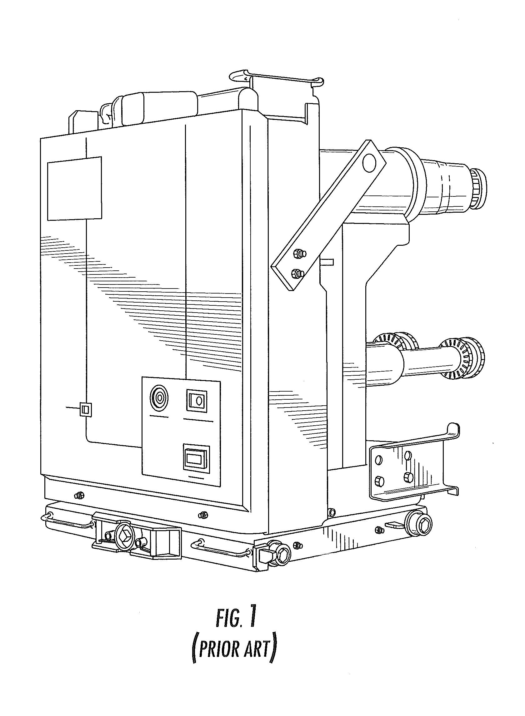 Withdrawable contactor trucks with integral motorized levering-in, related swtichgear, kits and methods