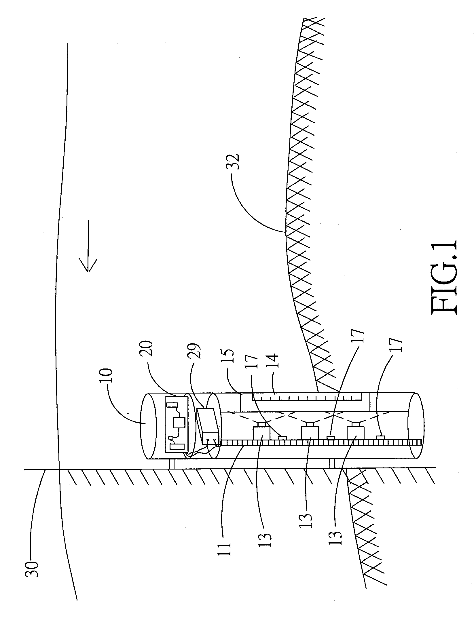 Multi-lens monitoring system for bed elevation around a pier