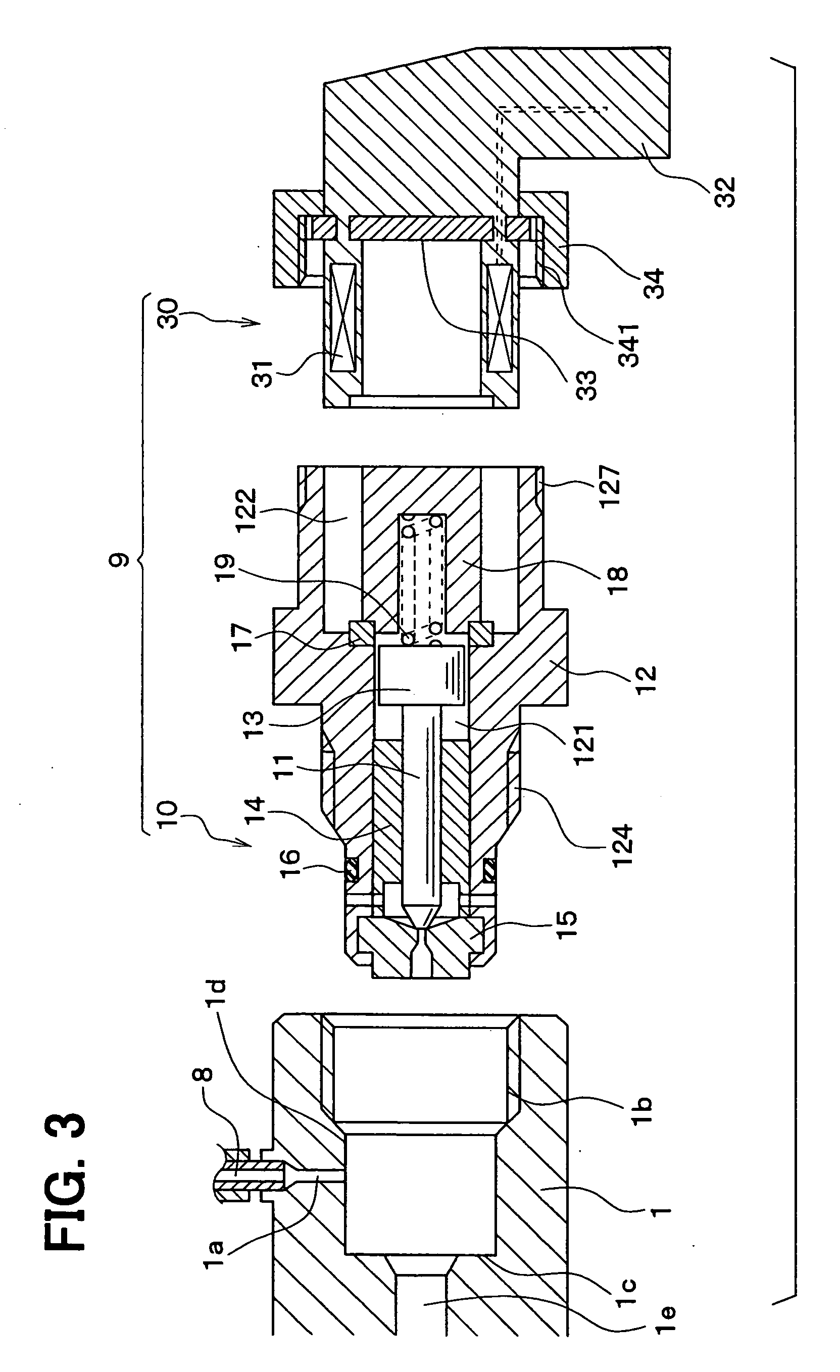 Depressurizing valve and fuel injection device