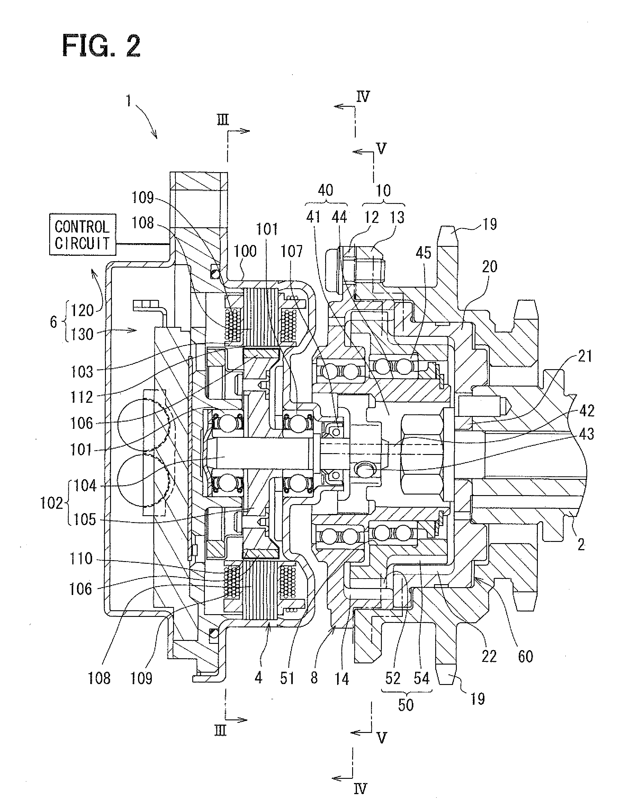 Valve timing control device