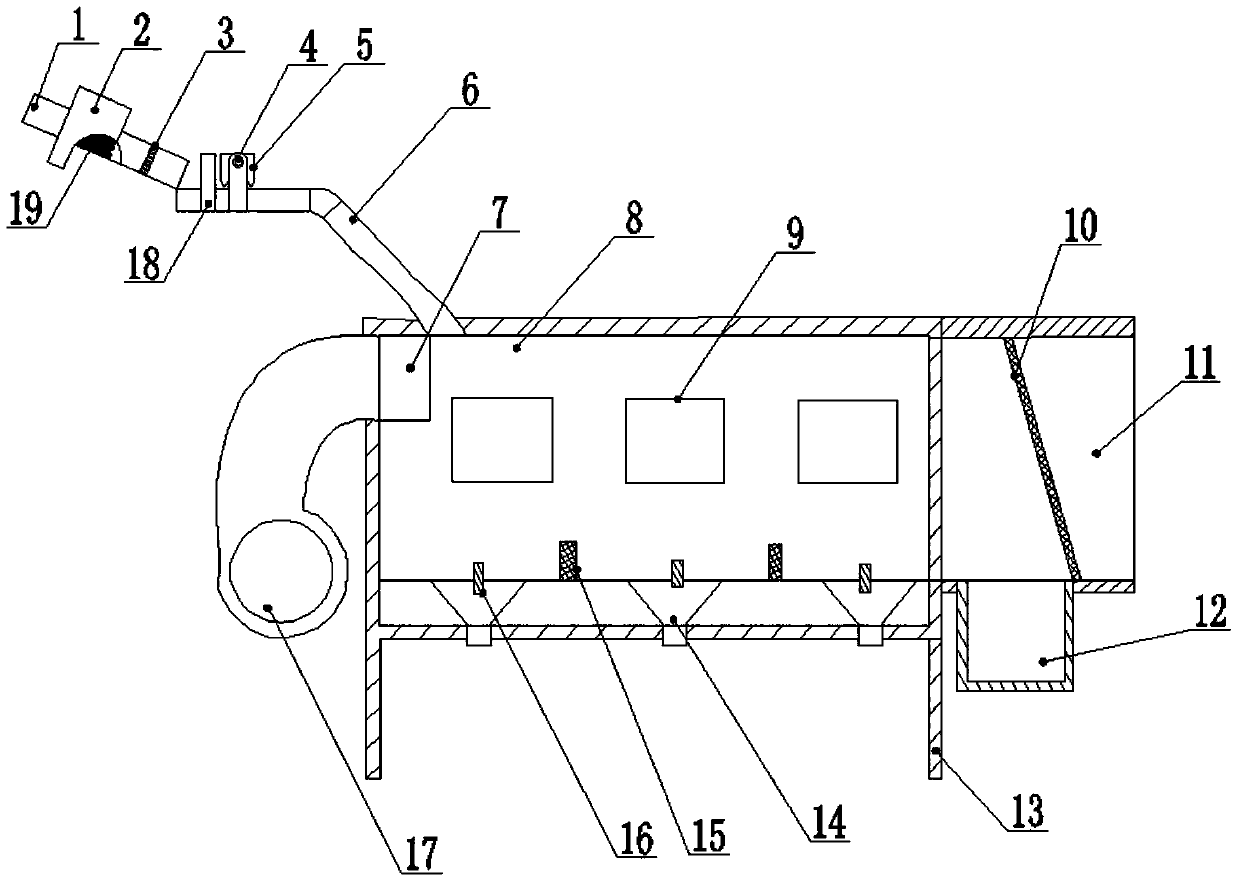 Tea winnowing machine