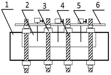 Visual sintering-free flat plate sand filling model device and method