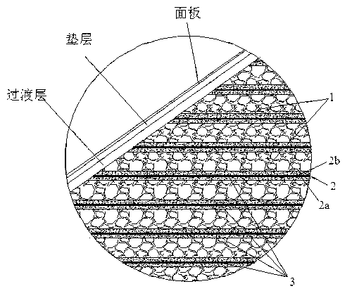 High concrete face rockfill dam seismic strengthening structure and construction method thereof
