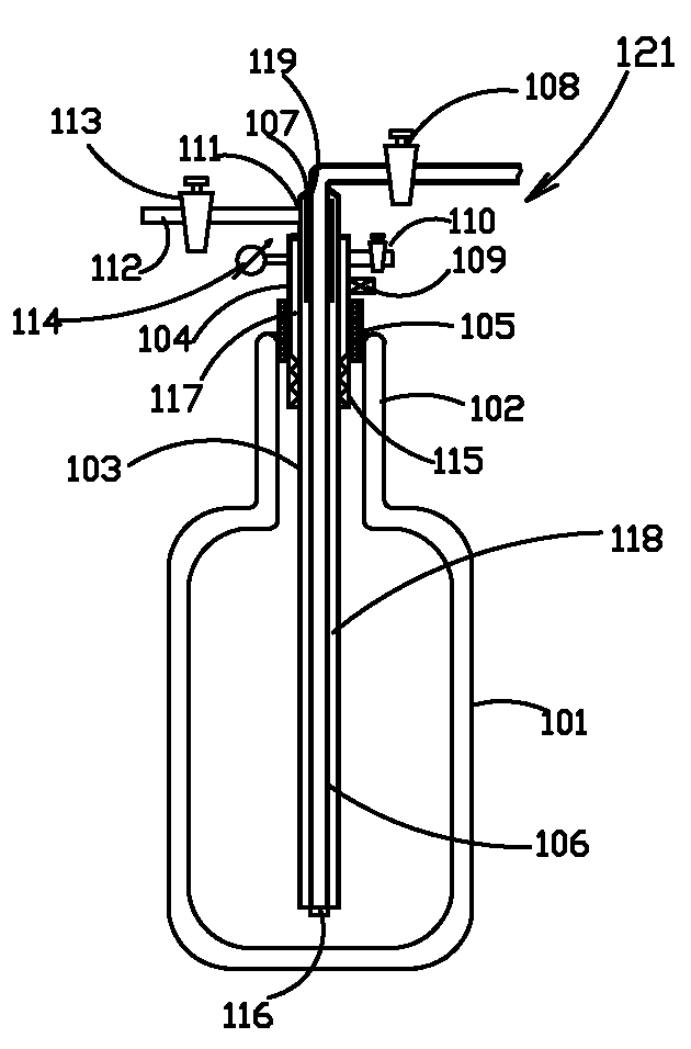 Siphon for Delivery of Liquid Cryogen from Dewar Flask