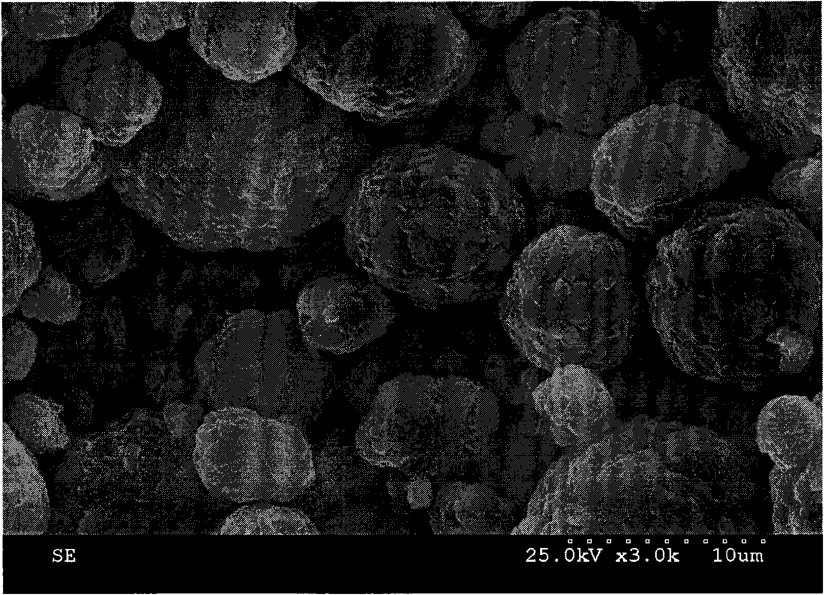 Preparation of stratified lithium ion anode material