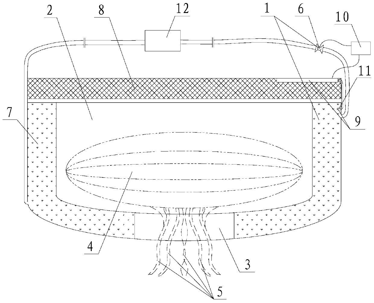 Process storage cooling apparatus for robot kidney transplantation operation