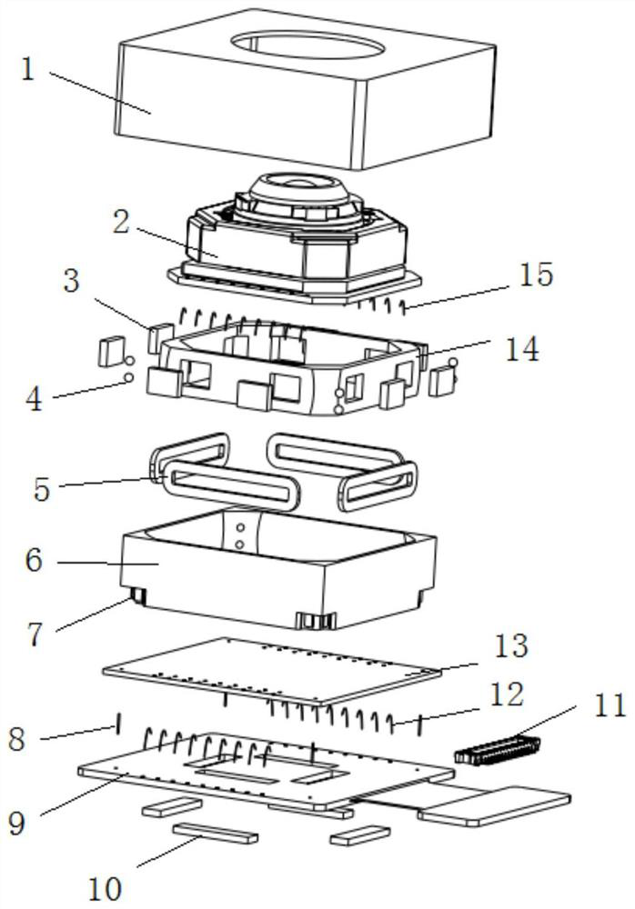 Camera module, camera anti-shake system, camera anti-shake method and mobile terminal