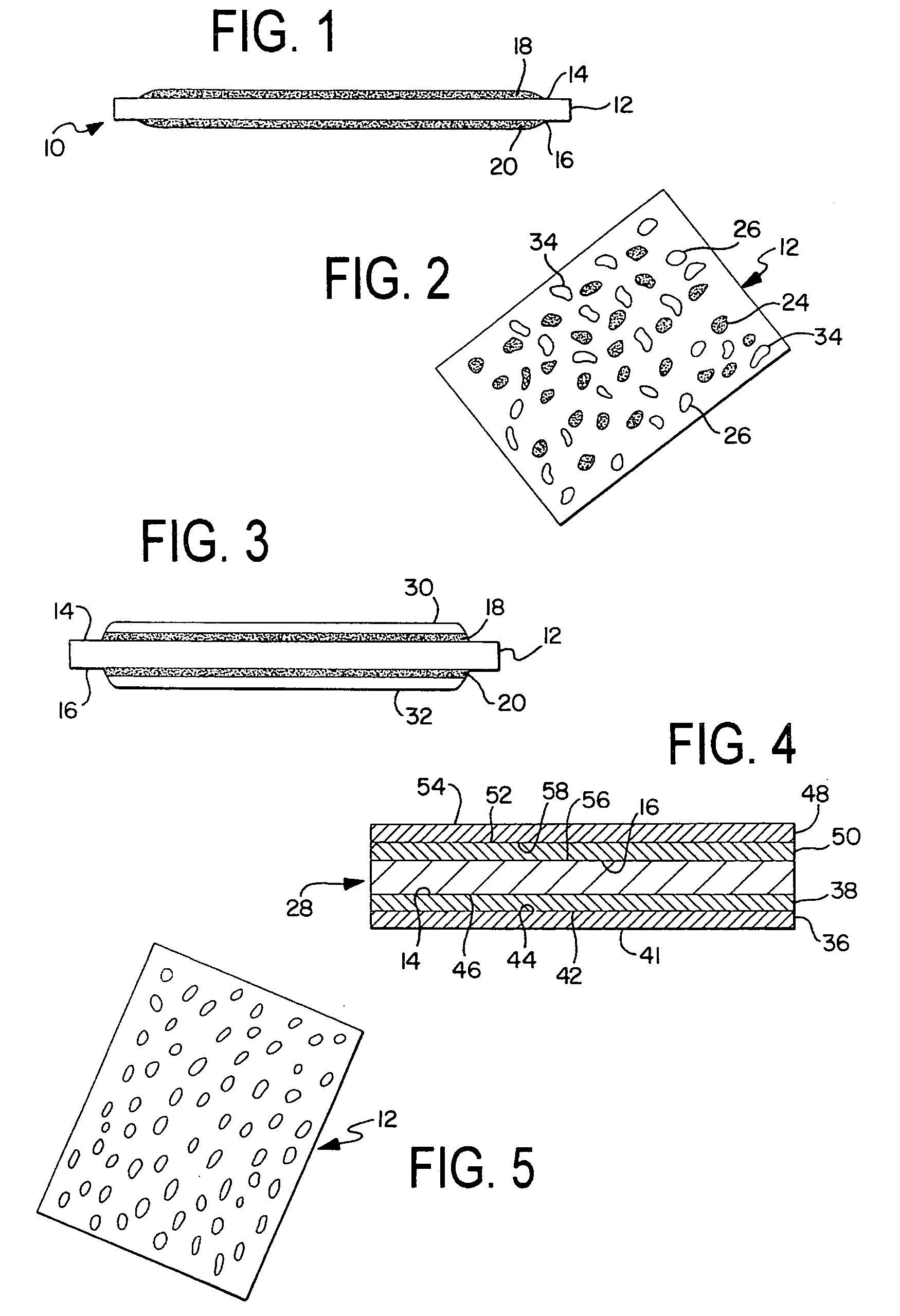 Adhesive-treated electrode separator and method of adhering an electrode thereto