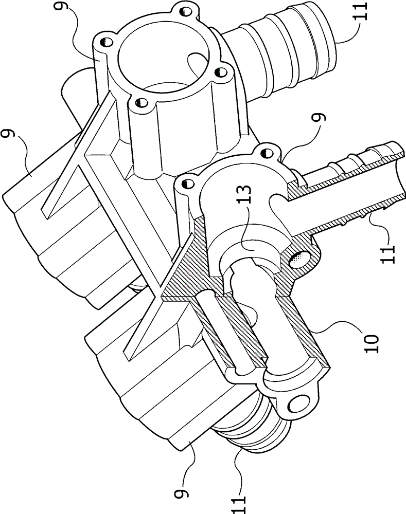 Valve assemblies for devices for metering liquid products