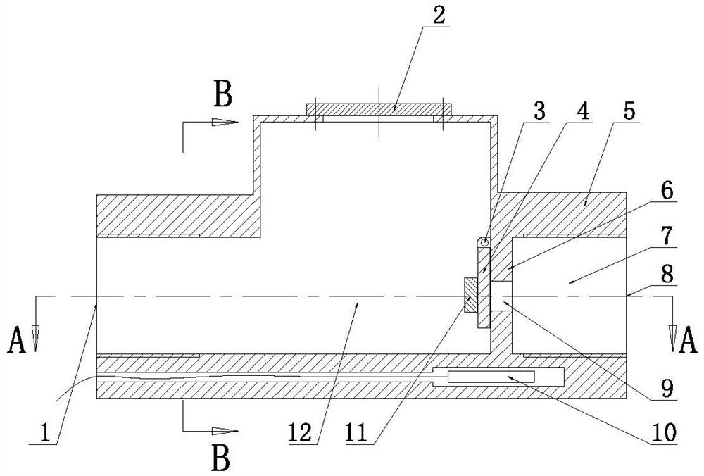 High-sensitivity large-flow water flow sensor