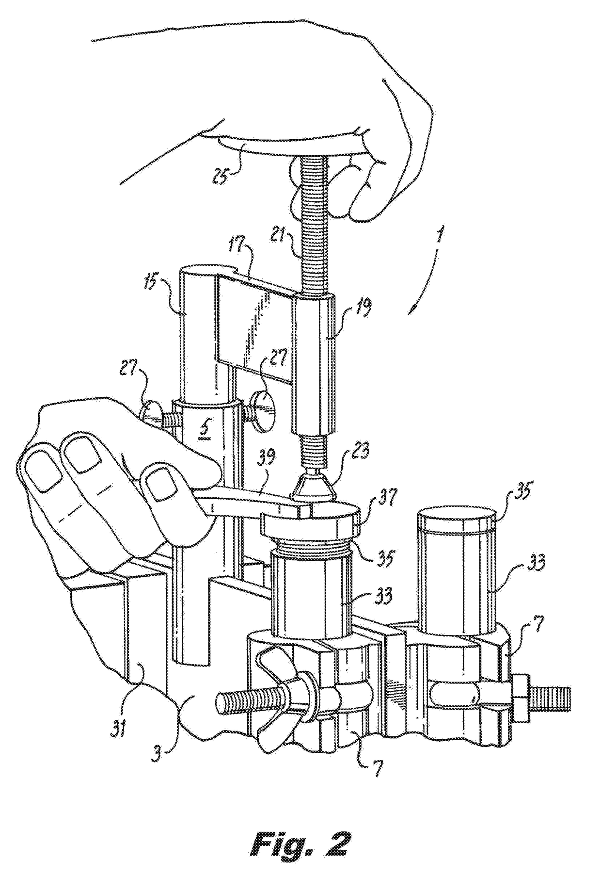 Ergonomic front fork service tool