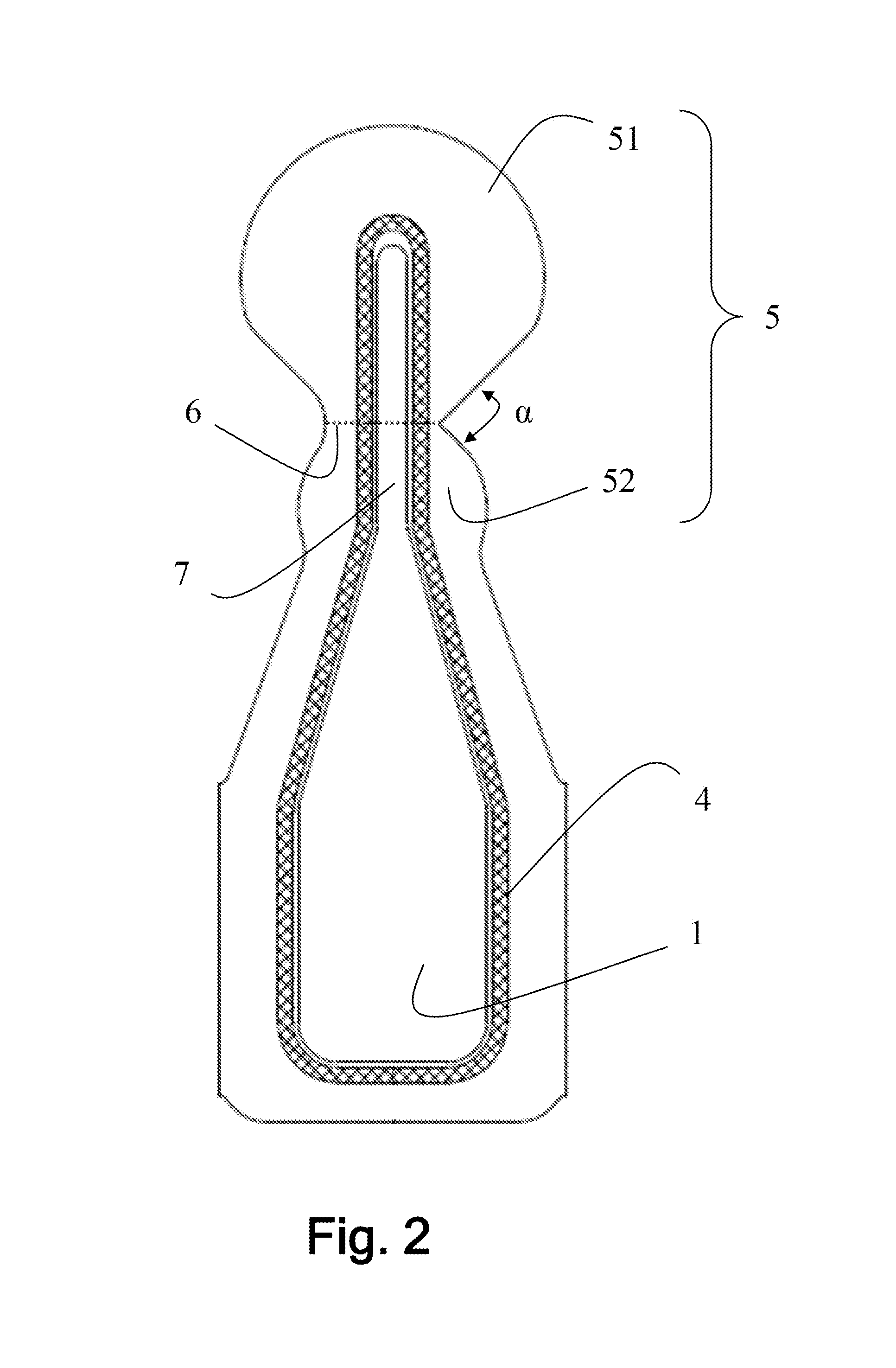 Non-resealable thermoformed packaging for liquid or pasty substances