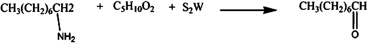 Synthetic method for organic synthesis intermediate octanal